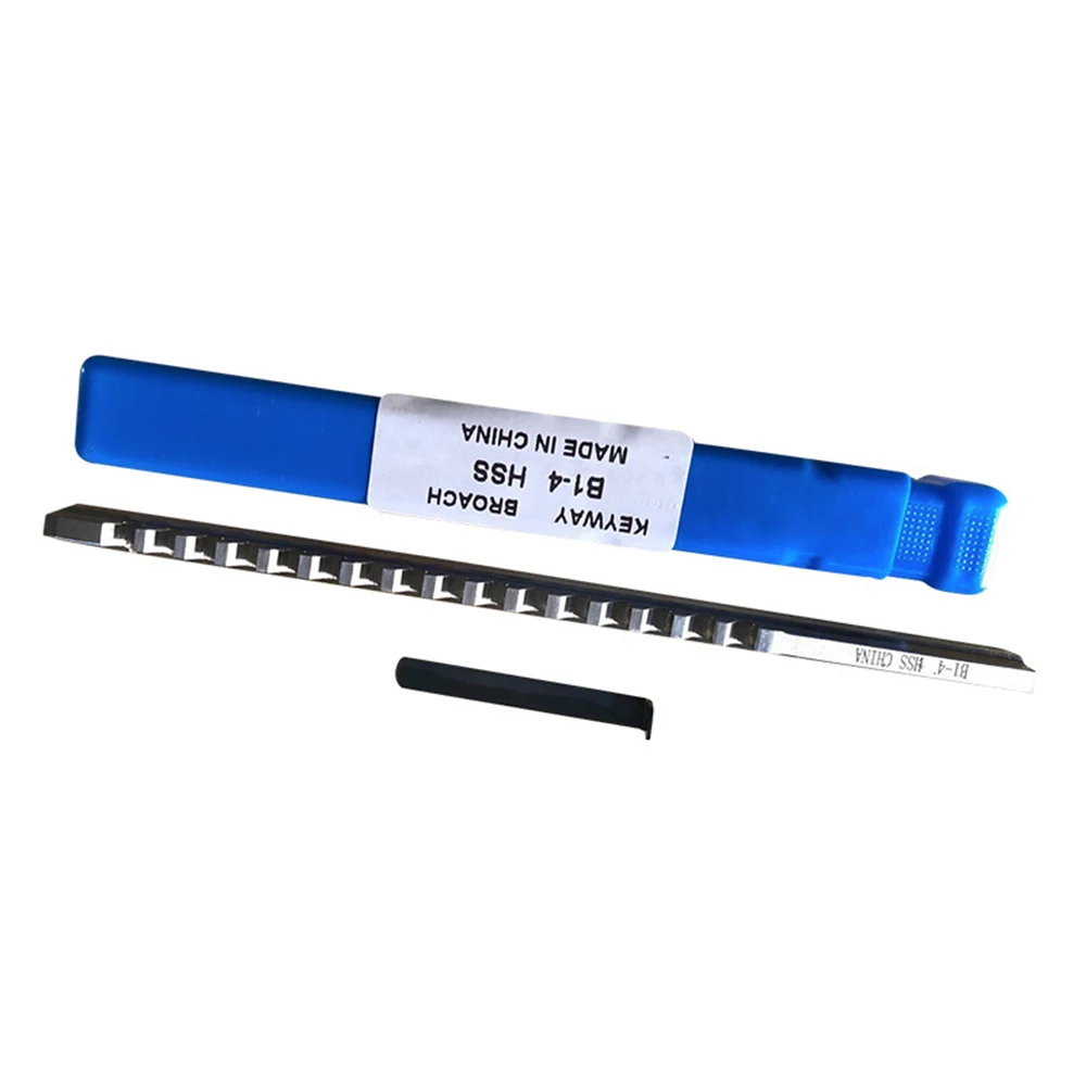 1PC 4mm B1 Push-Type Keyway Broache Metric Size HSS Keyway Cutting Tool for CNC