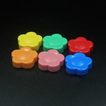 

Neodymium magnetic sticker strong permanent fridge push pin magnet.Flower shape colorfull plastic shell dia is 20MM 20pcs/lot