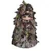 Maple leaf style Camouflage Face mask Hunting Hood Cap Head Net Eyehole Opening scarf Hunting Ghillie Suits Accessories ► Photo 3/5