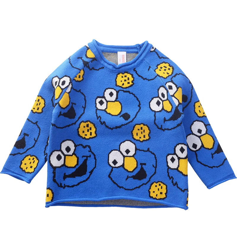 

cute cartoon boys girls sweaters cotton winter spring fall big kids knitted wear pullover children's clothing