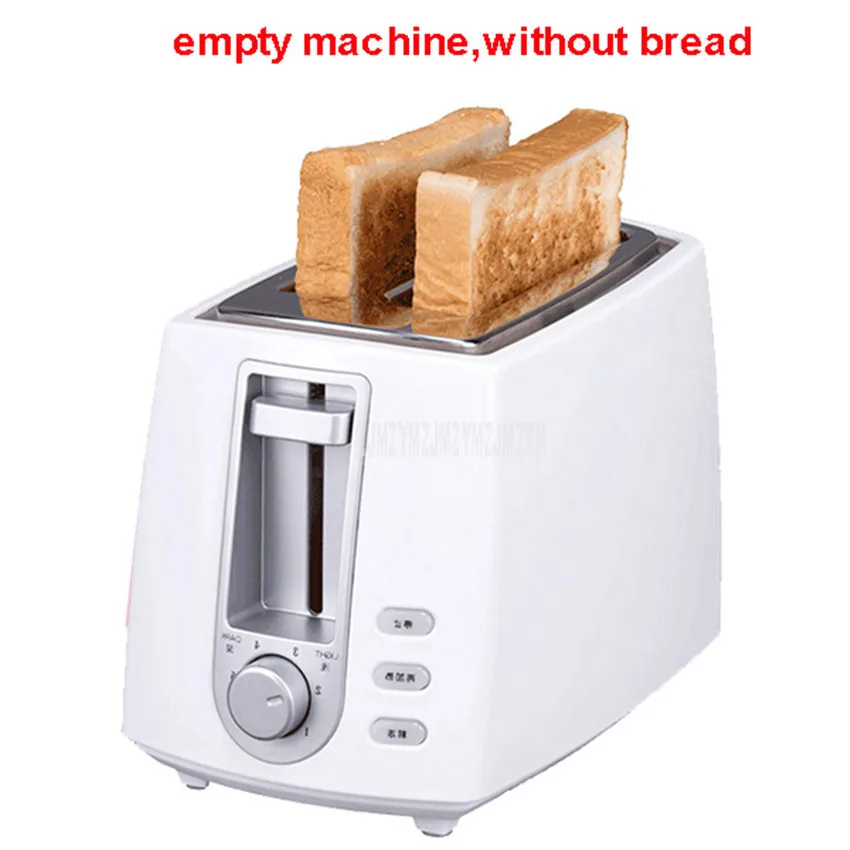 Духовка для выпечки хлеба машины 6-Шестерни Регулируемый Электрический домашний тостер Автоматическая тост на завтрак сэндвичница Функция подогрева - Цвет: white