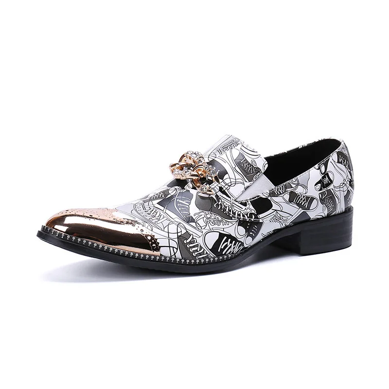

Zapatillas Hombre Men Loafers Genuine Leather British Style Pointed Fashion Men Shoes Loafers