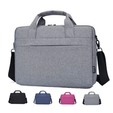 15,6 дюймов Сумка для ноутбука большая емкость на молнии водонепроницаемый дорожный портфель деловая сумка на плечо для Dell 14 15,6 сумка для ноутбука
