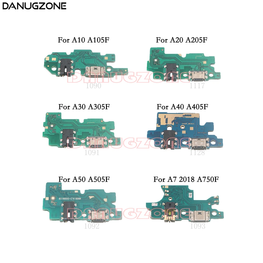 Зарядная док-станция с разъемом для разъема usb, плата для зарядки, гибкий кабель для samsung A10 A105F A20 A30 A305F A50 A505F A7 A750F