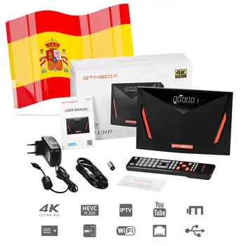 

Gtmedia V8 UHD DVB-S2/S2X DVB-T2 DVB-C ATSC-C ISDBT Built WiFi satellite receiver Spain/Italy/Poland TV BOX better V8 PRO2 V8X