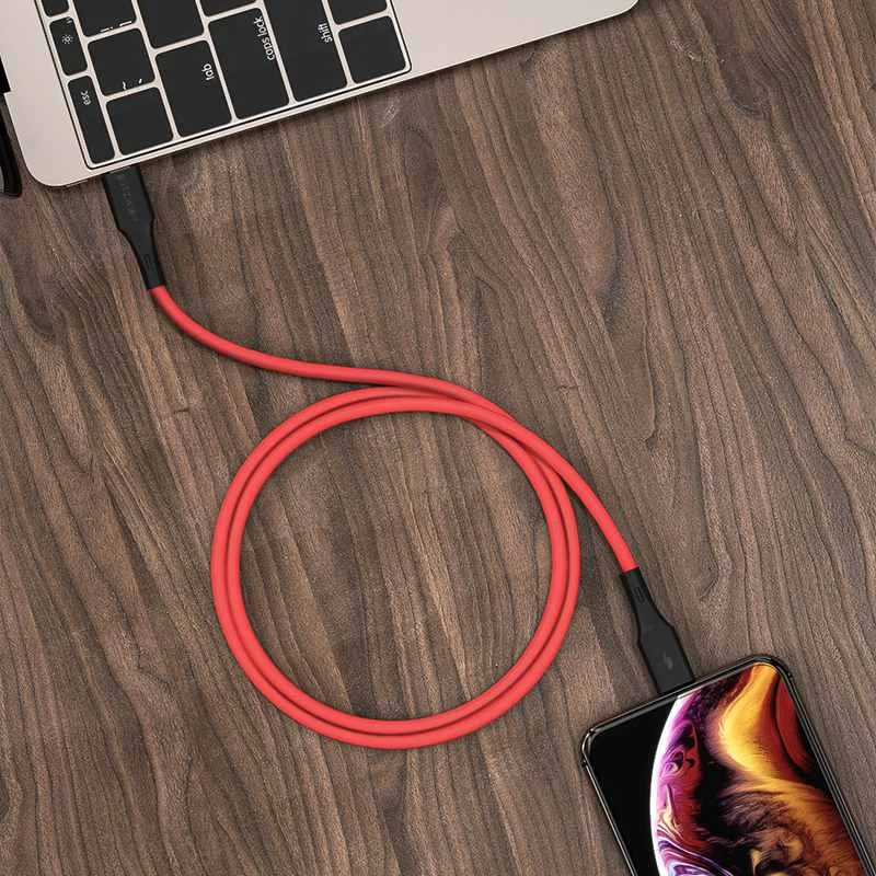 Blitzwolf BW CL2 2.4A USB Type C к Lightning MFI Сертифицированный Дата зарядный кабель PD3.0 зарядное