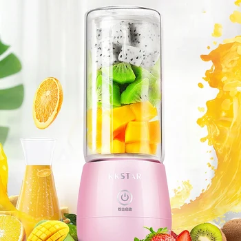 

KKSTAR 450Ml USB Portable Rechargeable Blender Multi-Function Juicer Mini Juice Cup Food Soymilk Fruit Food Squeezer