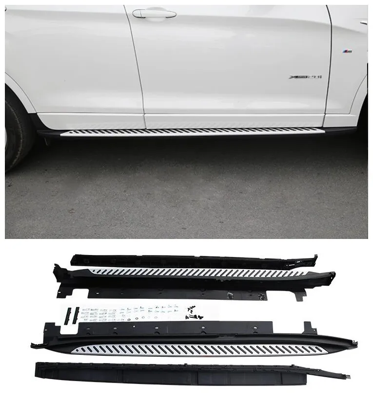 

High quality Aluminum alloy Running Boards Side Step Bar Pedals Fits For BMW X3 2018 2019 2020