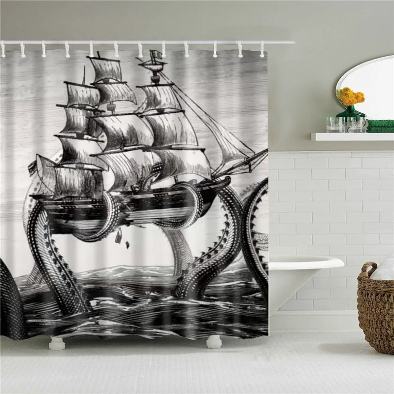 Sea-Octopus-Shower-Curtains-Fabric-Waterproof-Polyester-Printing-Shower-Curtains-22-Color-Available-Bathroom-Shower-Curtains (1)
