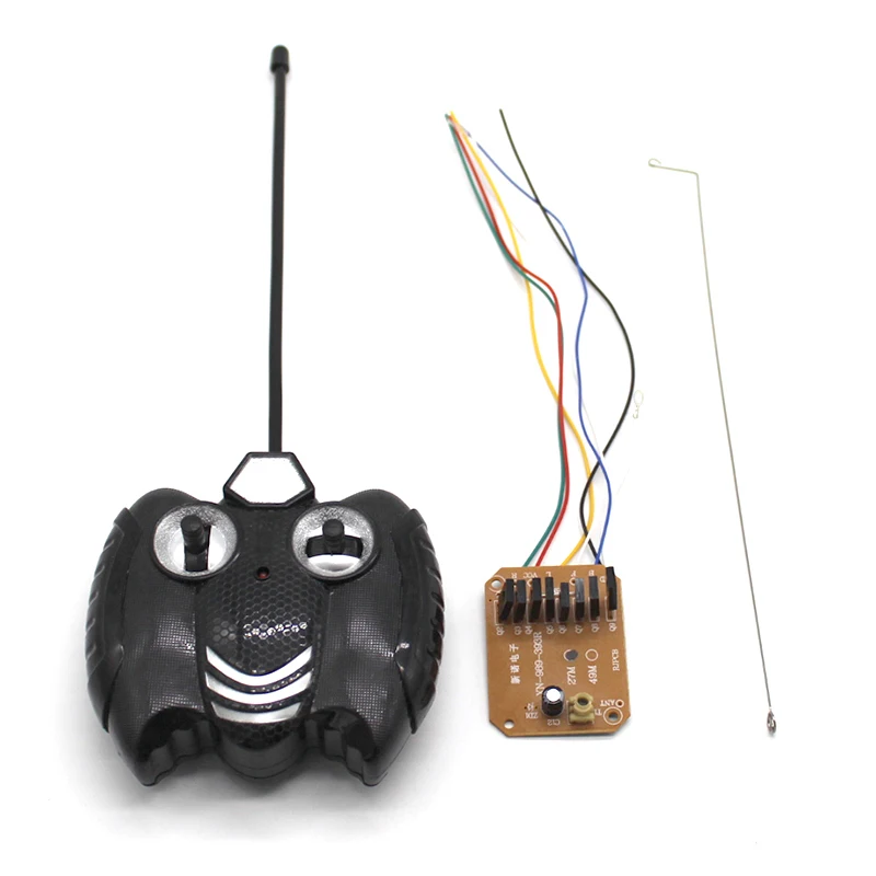 

1set High Power 4CH 27MHZ Remote Controller Kit 3V Transmitter 6V Receiver for DIY Robot RC Car Boat Model Toys Controlling