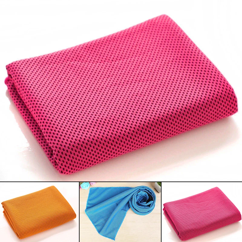 1PC Sports Cooling Towel Cozy Ice Cold Enduring Running Jogging Swimming Travel