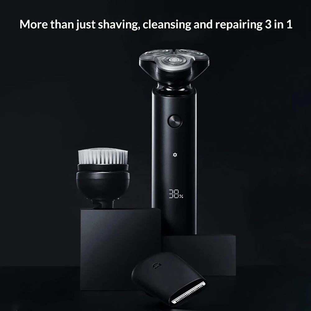 Xiaomi Mijia Electric Shaver S500 S500C 3 Head Flex Razor Dry Wet Shaving  Washable Portable Beard Trimmer Face Cleansing 3 In 1 - AliExpress