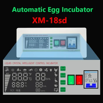 

XM-18SD Automatic Egg Incubator Controller Temperature Humidity Control Egg Hatcher Brooder Turner Digital LED Sensors Display