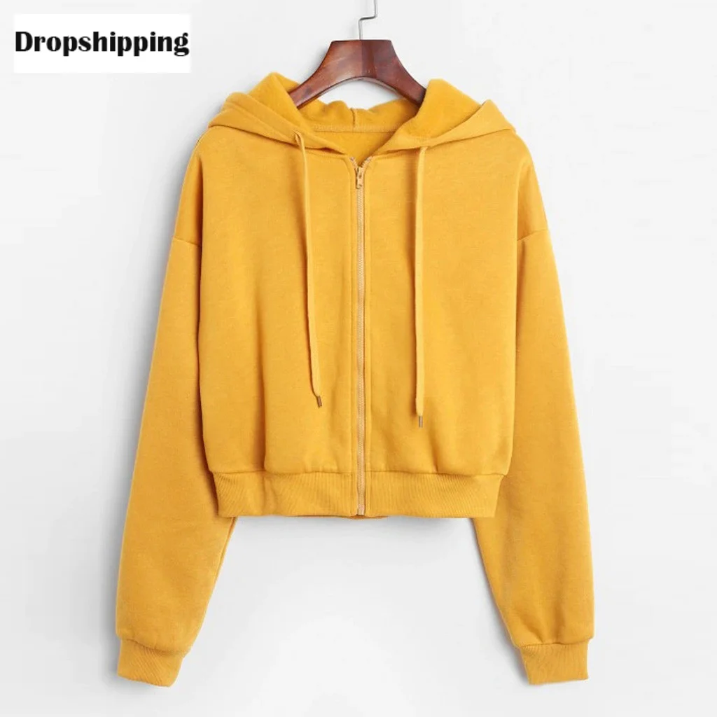 Women Autumn Solid hoodies Hip Hop Long Sleeve harajuku hoodie Couple Shirt Round Neck women hoodies sweatshirts  Mujer larga #L