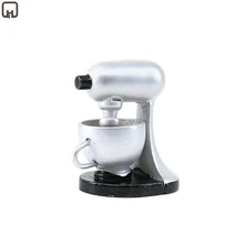 Кукольный домик кухонные аксессуары 1:12 Кукольный домик Миниатюрный кухонный серебристый блендер нерабочий