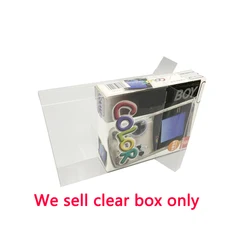 Clear transparent PET box  cover For GBC for game boy color  console storage   protection  collection box