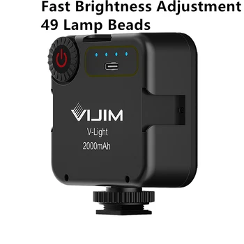 

Ulanzi 6W Mini LED Video Light Stepless Brightness Adjustment 2000mAh 5500K Photographic Lighting U Bright Vlog Fill Light