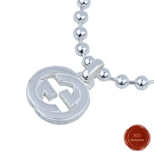 Браслет из стерлингового серебра S925 пробы, индивидуальные простые ювелирные изделия, Ретро стиль, модные буквы, цепочка из бисера, подарок на день Святого Валентина