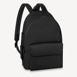 2022 Men's backpack Black leather large capacity Backpack travel commuter business men's Backpack