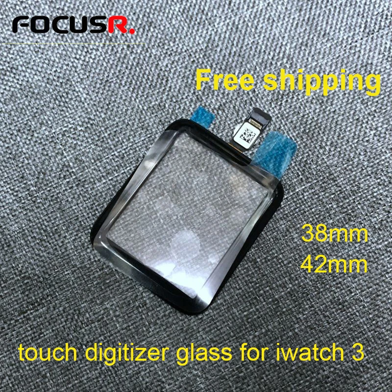 

Free Shipping Original 38/42mm Touch Screen Digitizer Glass Lens Panel For Apple Watch Series 2/3 LCD Front Glass Sensor