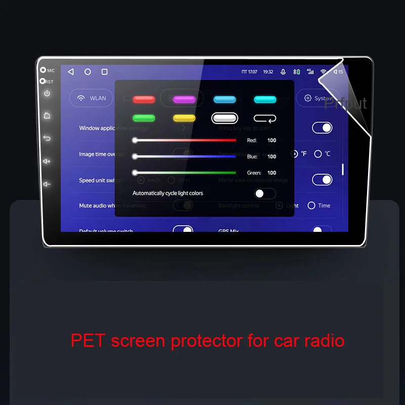 9" 10.1" INCH PET Screen protector Film for TEYES CC2 CC2L Spro 2 DIN GPS Car Radio Multimedia Player Navigation