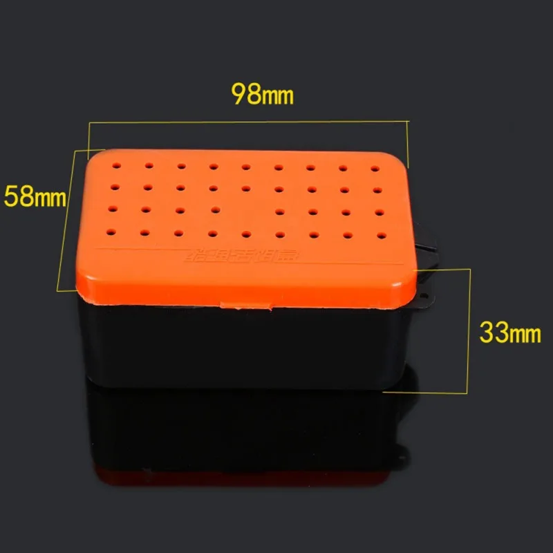 Прямая поставка многофункциональная 2 коробка рыбака с отсеками пластиковая червь земляной Приманка муха Карп Рыболовная Снасть коробка аксессуары
