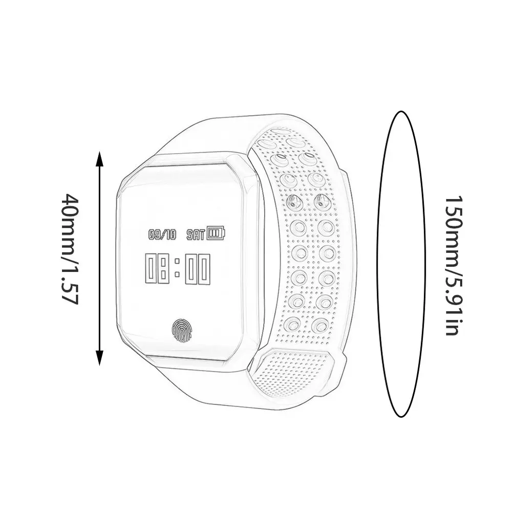 Z66 Smart Bracelet Smart Wireless Men And Women Sports Pedometer Wechat Weather Heart Rate Sleep Monitoring Watch