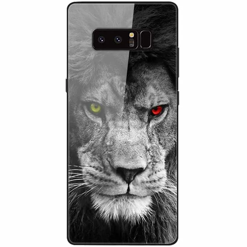 cute phone cases for samsung  Tempered Glass Cover For Samsung Note 8 Case Note9 Hard Protective Funda For Samsung Galaxy Note 10 Plus 9 Cases Luxury Bumper kawaii phone case samsung