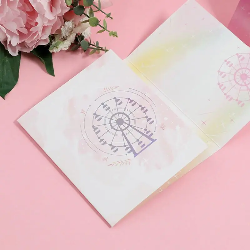  3D Pop Up Ferris Wheel Greeting Cards Postcards Invitations Envelope Birthday D08D - 4.00036E+12