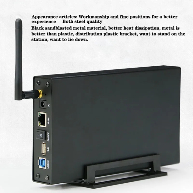 Беспроводной жесткий диск 3,5 дюймов USB3.0 частный облачный NAS Smart Storage Smart Router US/UK/EU/AU Plug