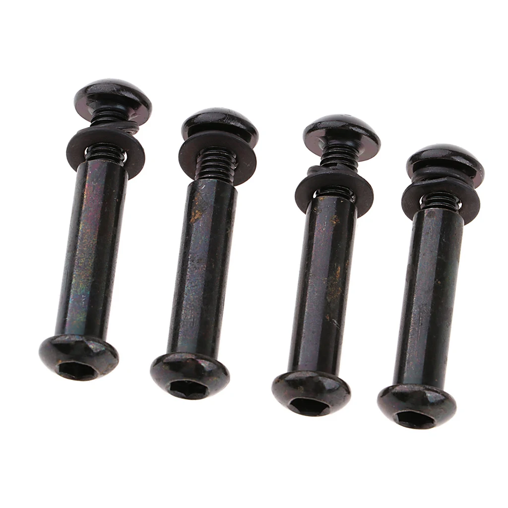 4pcs M5 Motorcycle ATV UTV 45mm Rear View Side Mirror Mounting Screws Bolts