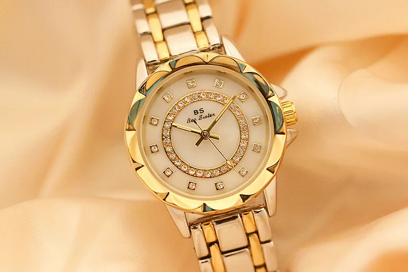 Diamond Women Luxury Brand Watch Rhinestone Elegant Ladies Watches Gold Clock Wrist Watches For Women relogio feminino