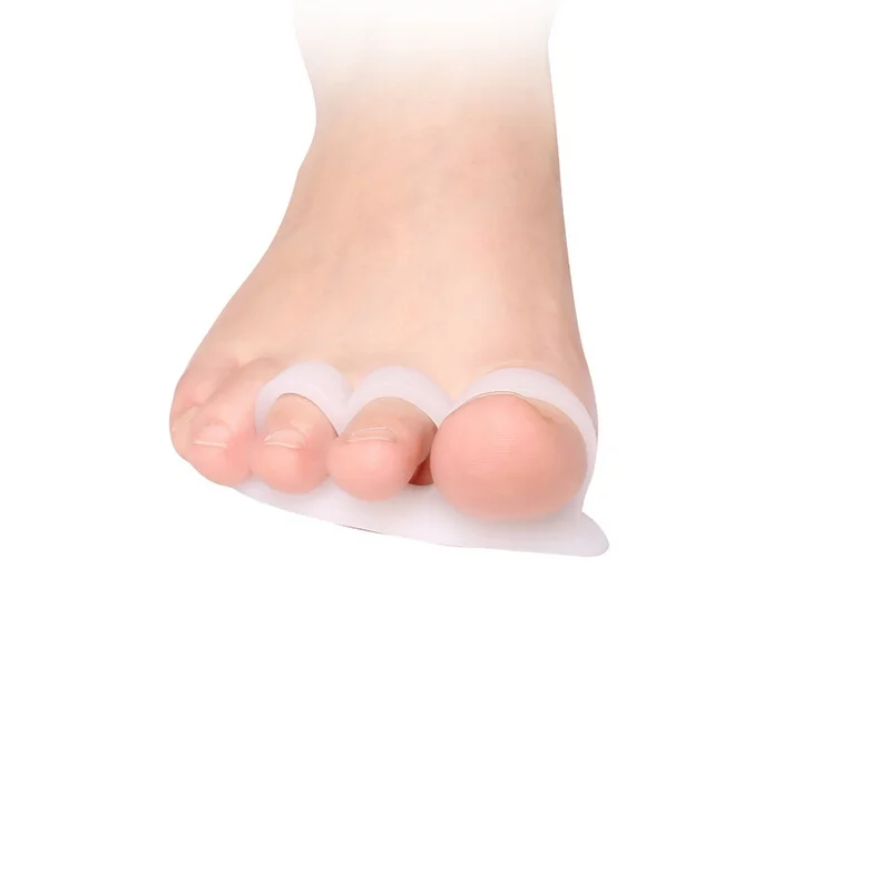 2 шт. разделитель для ног Bunion с 3 пальцами мягкий силикагель для ног молоток для ног Hallux Valgus корректор большого пальца valgu снижение нагрузки на кости и суставы разделитель