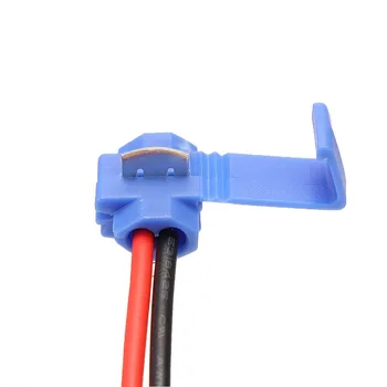 

100pcs/lot Blue Quick Scotch Lock Wire Cable Clamp Terminal Insulated Terminals Connector Electrical