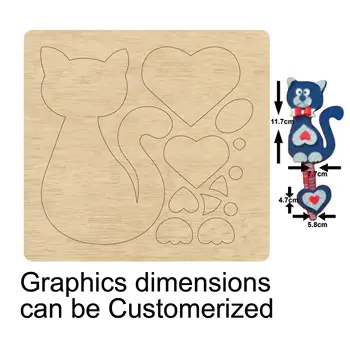 

Cat Pendant cutting dies 2020 die cut & wooden dies Suitable for common die cutting machines on the market