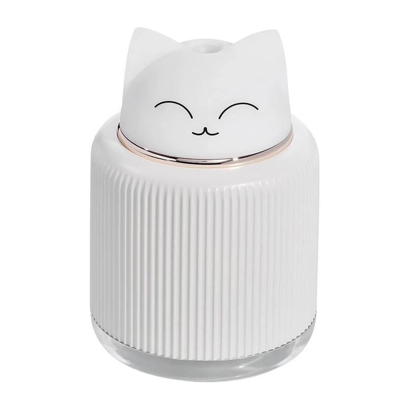 

300ML USB Humidifier Ultrasonic Air Humidifier Essential Oil Diffuser with LED Night Lamp Gift Electric Aroma Air Home Car Humid