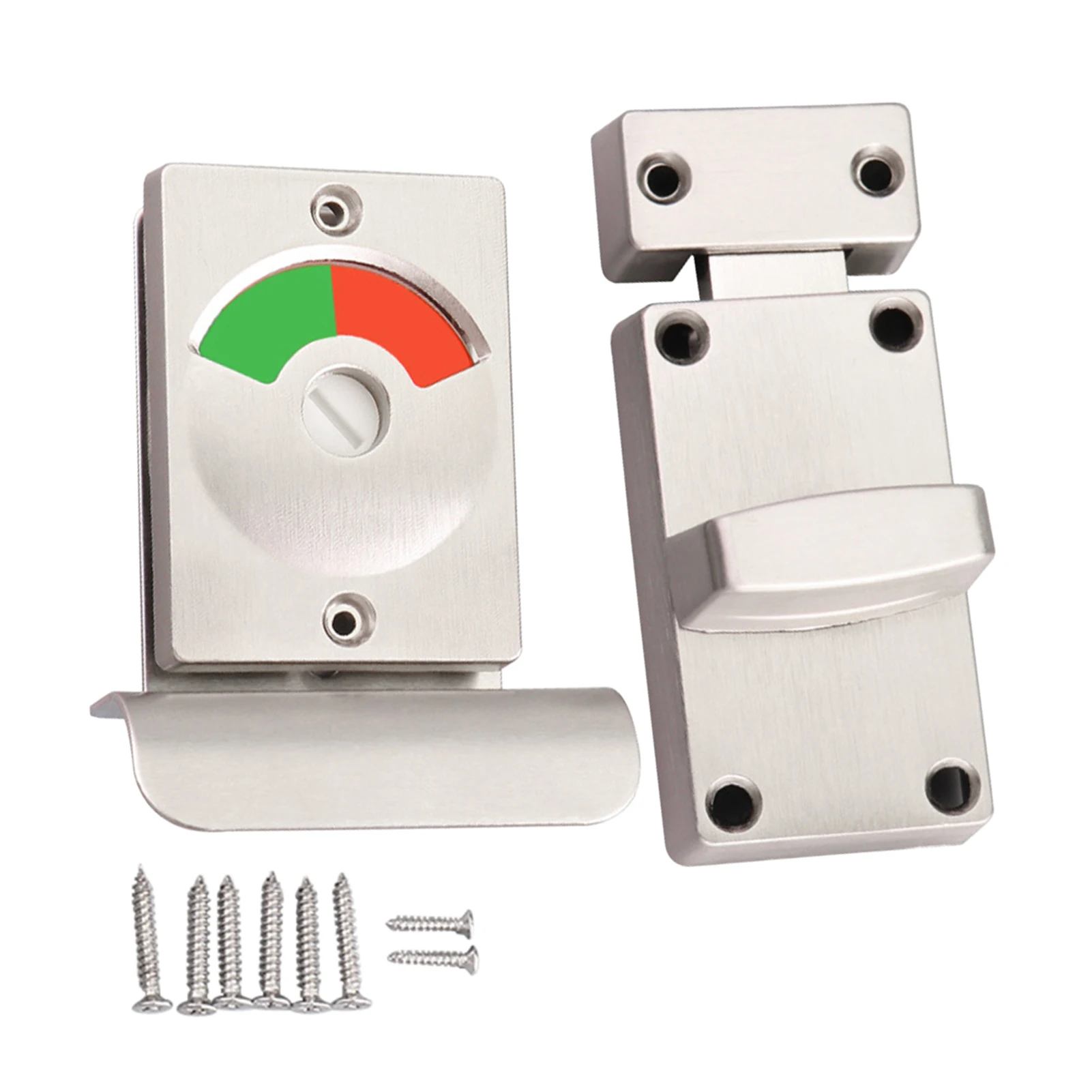 Privacy Occupied Public Toilet Latch Hardware Stainless Steel For