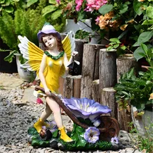 Цветок Ангел фигура цветочный горшок Сад Ретро суккуленты горшечные украшения большого калибра садовый Пейзаж украшения M3950