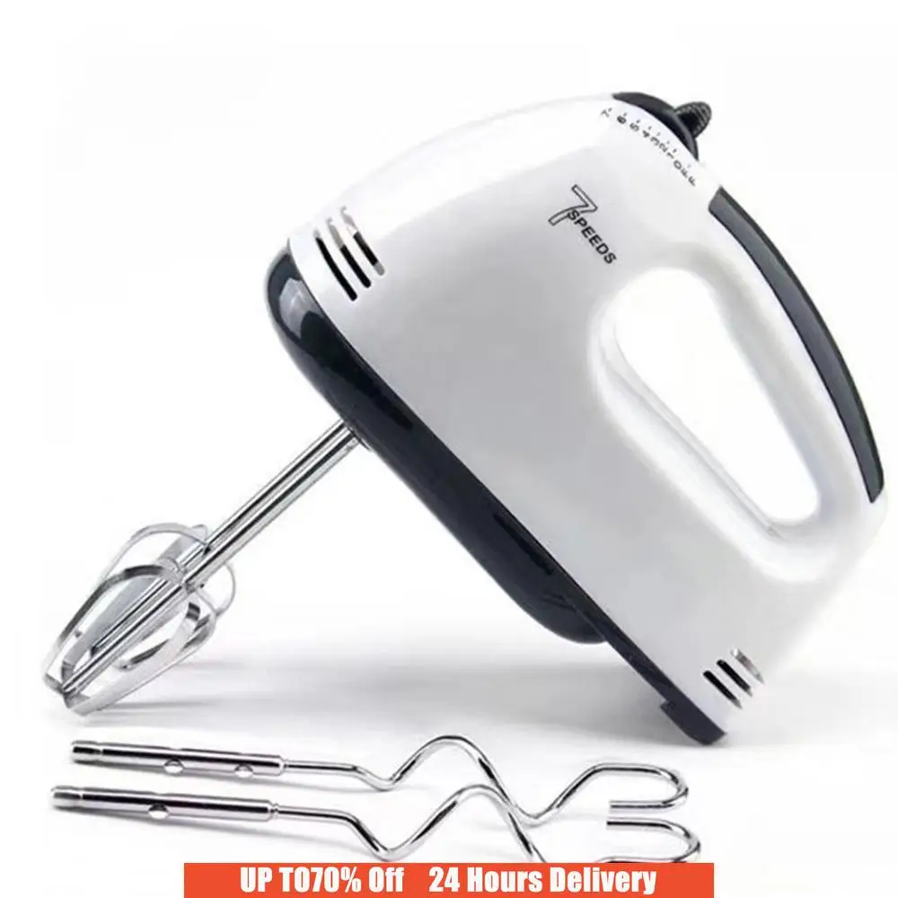 Multifunctional Mini 7 Speed Electric Handheld Mixer Egg Beater Automatic Cream Food Cake Baking Dough Blender | Бытовая техника