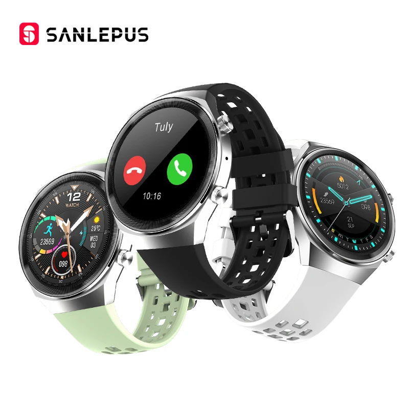 SANLEPUS-reloj inteligente QS8 para hombre y mujer, nuevo accesorio de pulsera resistente al agua con Bluetooth para llamadas, compatible con Android, Huawei y Apple, 2021