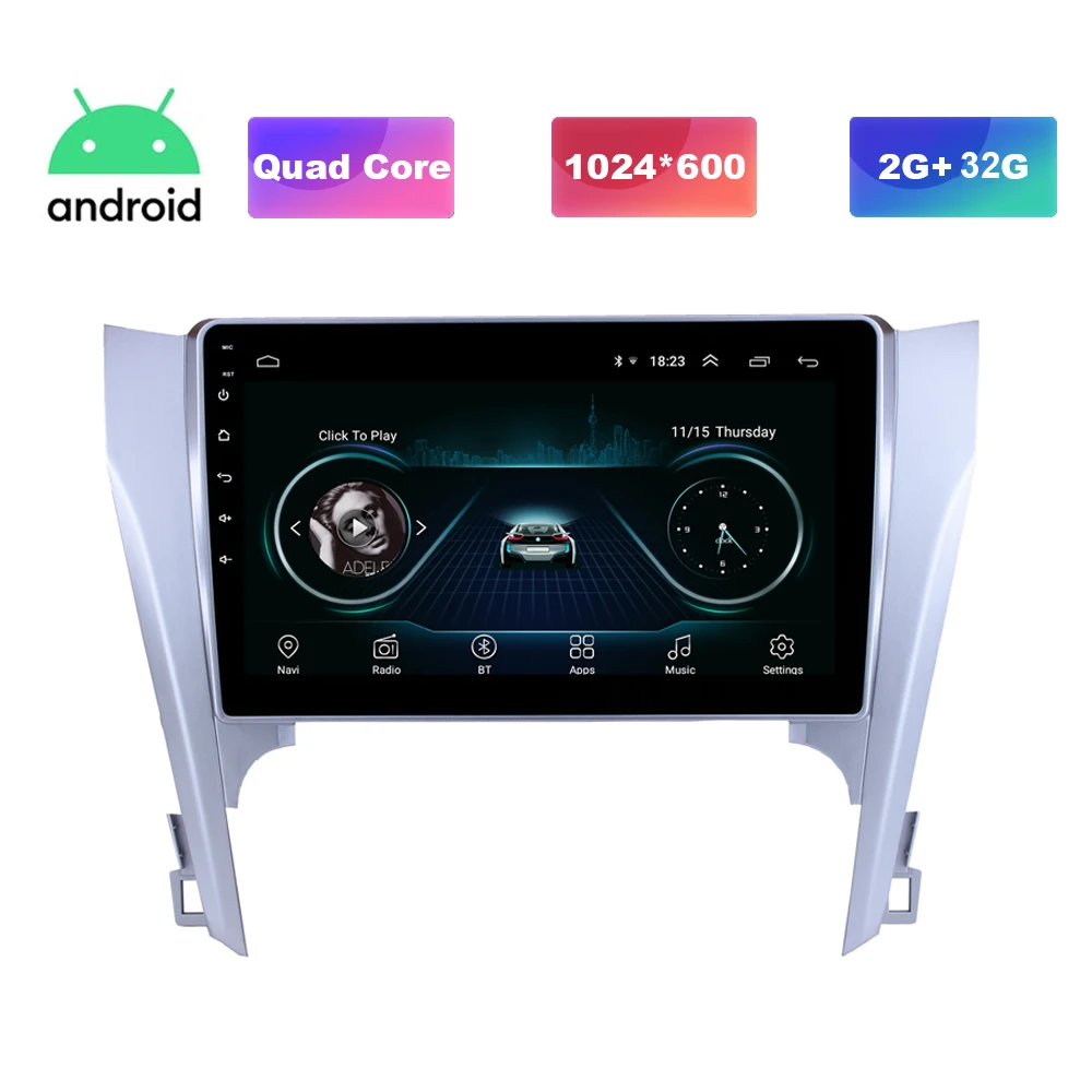 2din Android 9 1 автомобильный Радио мультимедийный видео плеер GPS навигация для Toyota Camry
