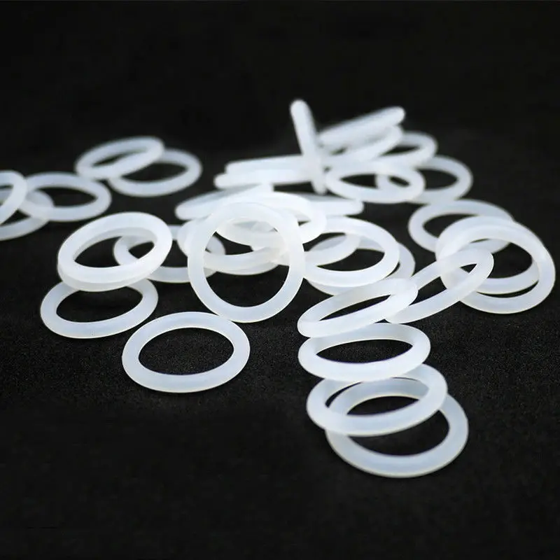 10/25pcs Cross Section 1mm 2mm 3mm White Plastic Nylon Flat Washer Plane Spacer Insulation Gasket Ring For Screw