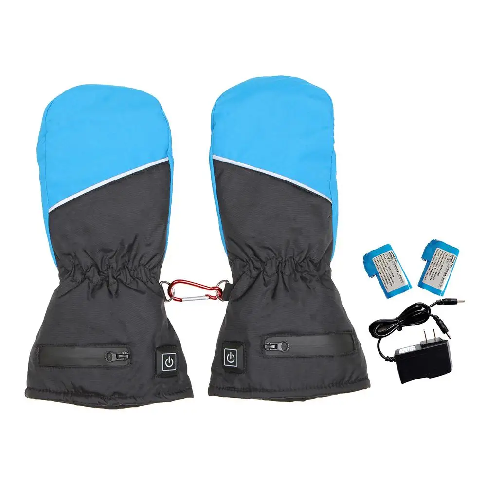 Перчатки с подогревом водонепроницаемые перчатки с сенсорным экраном перчатки для сноуборда теплые снегоход «Snow» перчатки с подогревом для мужчин и женщин