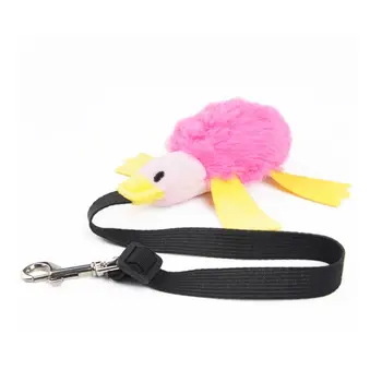 

Pet Dog Bungee Ferret Plush Duck Durable Elastic Rope Teeth Cleaning Chew Toys J78C