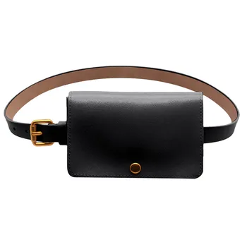 

Vintage Leather Women Waist Bags Female Fanny Packs Belt Bags Mobile Phone Crossbody Bag Waist Packs