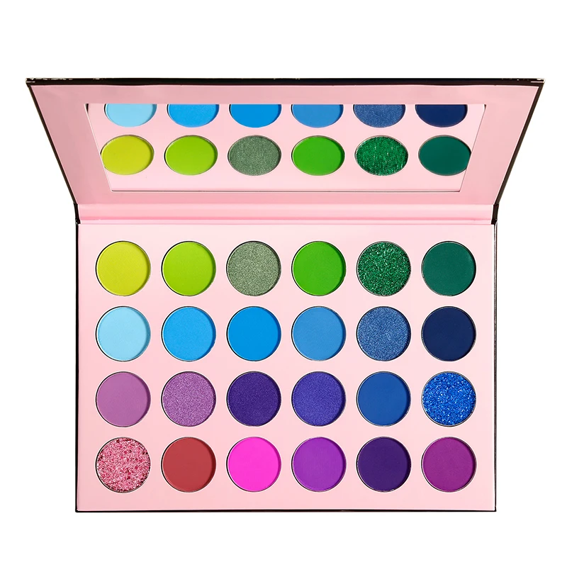 

Wholesale Eyeshadow Palette Colorful Shadows pallet Glitter Highlighter Shimmer Make Up Pigment Eye Shadow Pallete Private Label