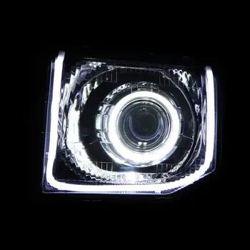 

Headlight assembly for Mitsubishi Pajero montero V31 V32 V33 LED angel eye turn signal Bi-lens HID bulbs with 65W Ballast