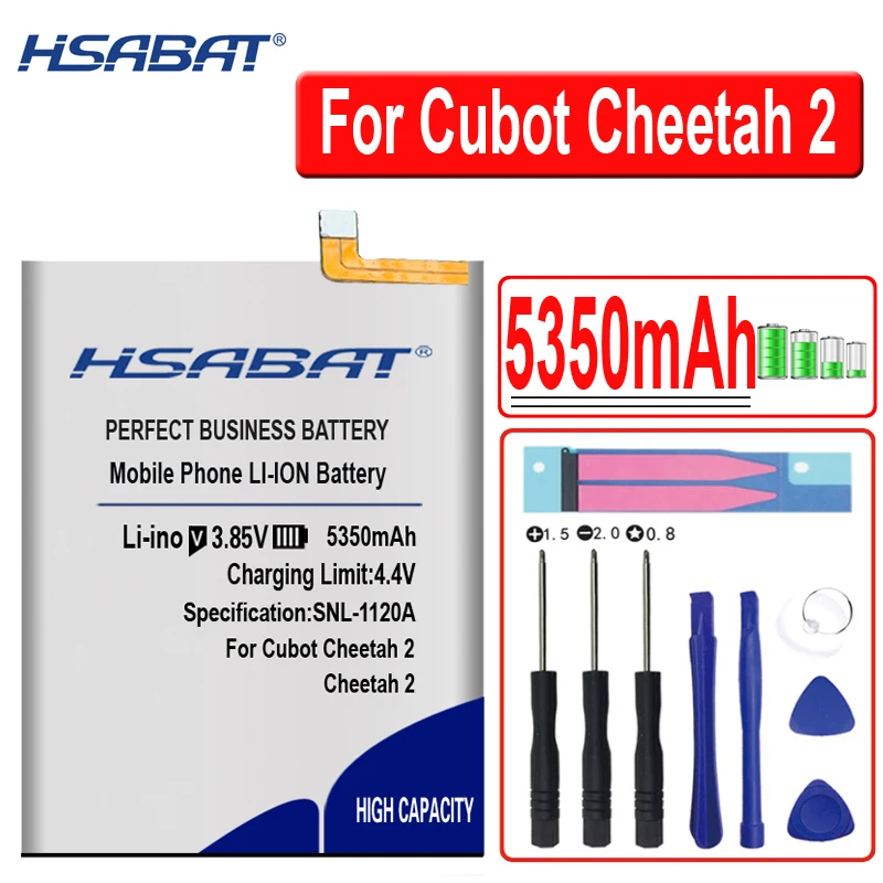 Аккумулятор HSABAT 5350 мАч Cheetah2 для Cubot Cheetah 2|Аккумуляторы мобильных телефонов| |