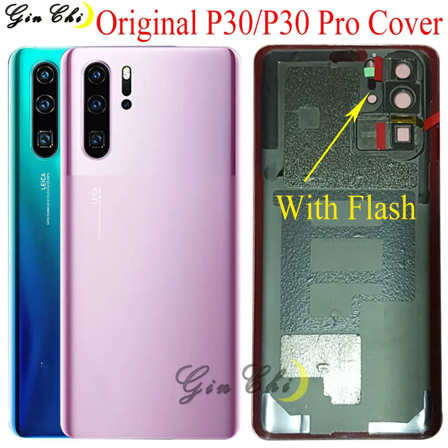 Оригинальный чехол для аккумулятора Huawei P30 Pro задняя крышка запасные части двери