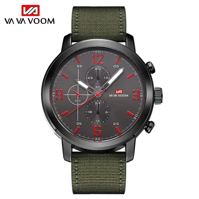 Модные мужские s часы Топ люксовый бренд водонепроницаемые часы мужские спортивные военные часы кварцевые наручные часы для мужчин reloj deportivo hombre - Цвет: Green